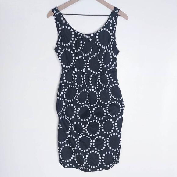 Motherhood Maternity Black White Polka Dot Sleeveless Dress Small - Picture 1 of 8